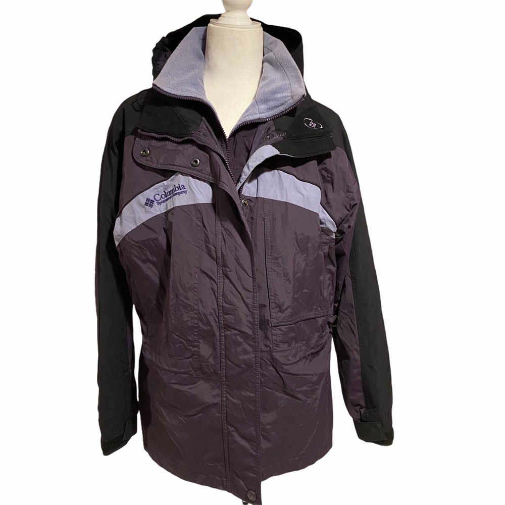 Columbia Sportswear Basique purple winter jacket
